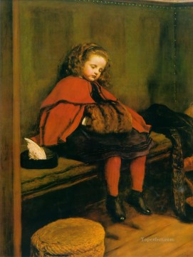  Everett Art Painting - my second sermon Pre Raphaelite John Everett Millais